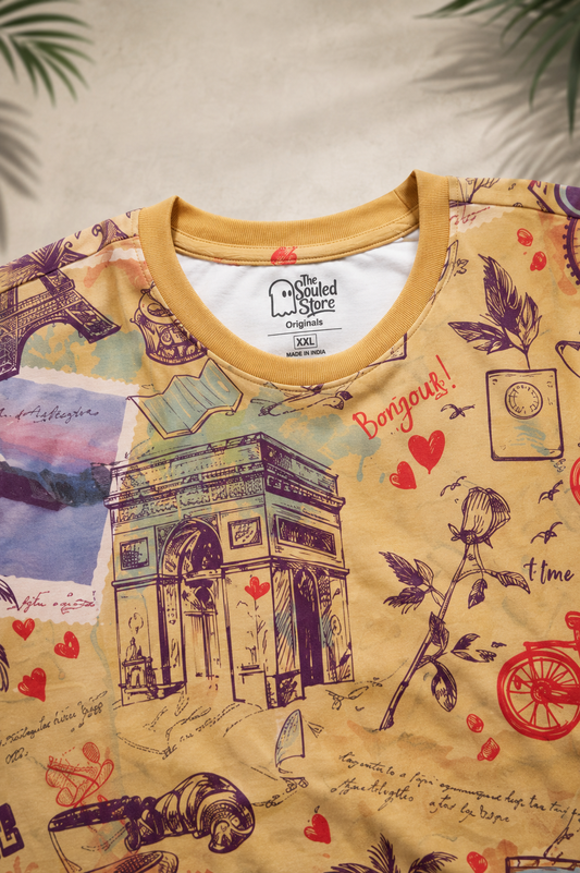 Premium Boxy Fit Travel inspired Graphics T-shirt