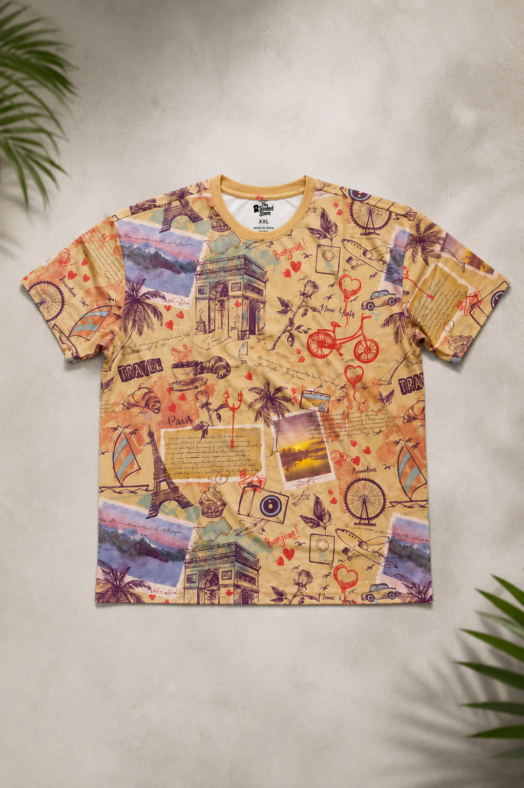 Premium Boxy Fit Travel inspired Graphics T-shirt