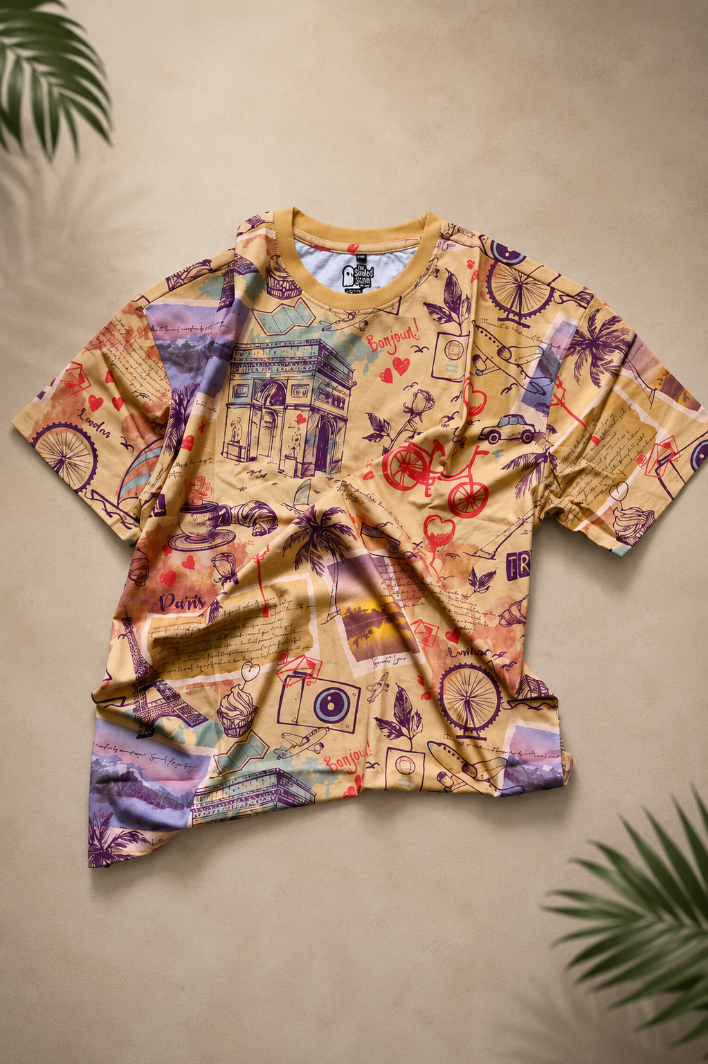 Premium Boxy Fit Travel inspired Graphics T-shirt